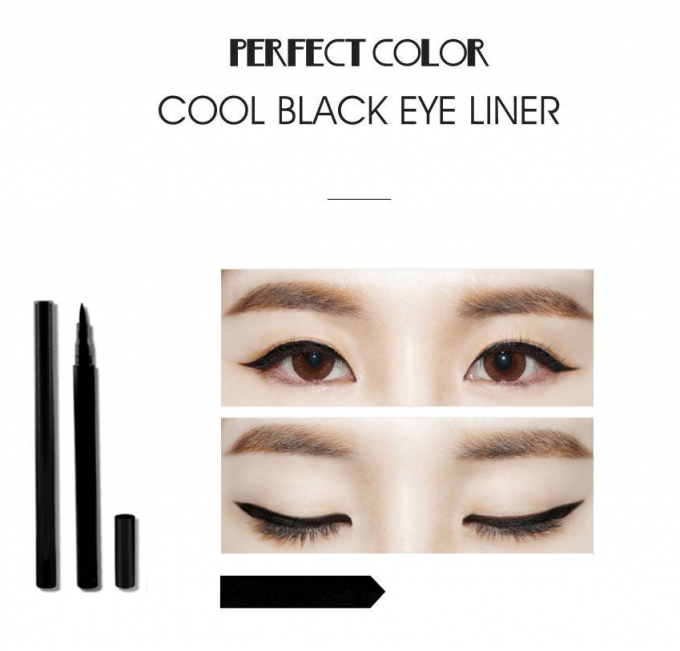 Eye-liner professionale per gli occhi di Brown, peso leggero liquido di trucco dell'occhio della penna dell'eye-liner